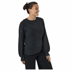 Pcperla Ls Knit Bc Dark Grey Melange
