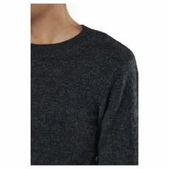Pcperla Ls Knit Bc Dark Grey Melange