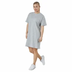 Pcria Ss Dress Bc Light Grey Melange