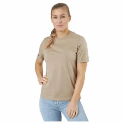 Pcria Ss Fold Up Solid Tee Bc Silver Mink