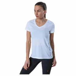 Performance Athl V-Neck Ss Tee White