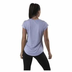 Performance Heather Cat Tee Purple
