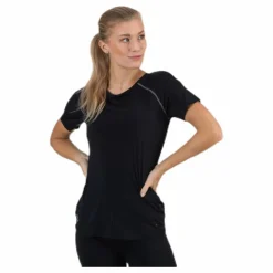 Performance Run Ss Tee Black