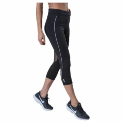 Performance Run 3/4 Tights Black