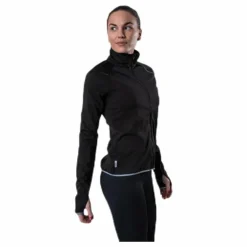 Performance Run Brushed Ls Zip Black