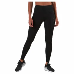 Performance Run Brushed Tights Black