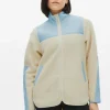 Phoebe Blocked Pile Jacket Skyway