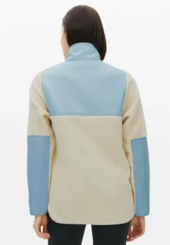 Phoebe Blocked Pile Jacket Skyway