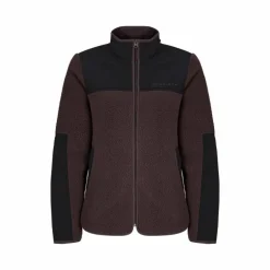 Phoebe Pile Jacket Seal Brown