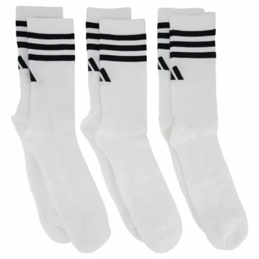 3 Pk Crew White
