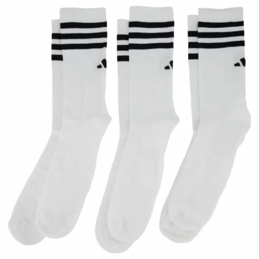 3 Pk Crew White