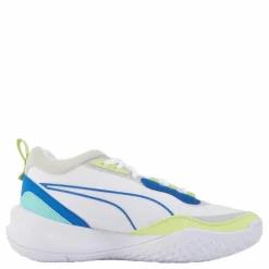 Playmaker Jr Puma White-mint-victoria Blue