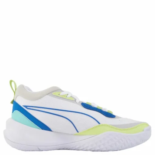 Playmaker Jr Puma White-mint-victoria Blue