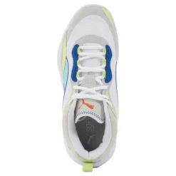 Playmaker Jr Puma White-mint-victoria Blue