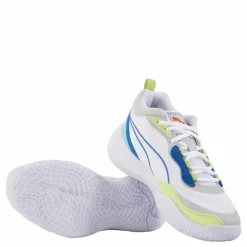Playmaker Jr Puma White-mint-victoria Blue