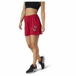 Poly Shorts Red