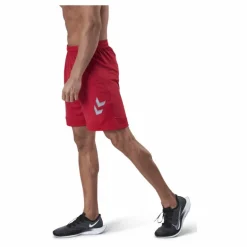 Poly Shorts Red