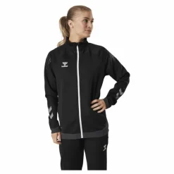 Poly Zip Jacket Black