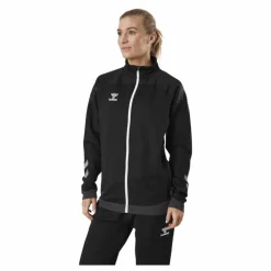 Poly Zip Jacket Black
