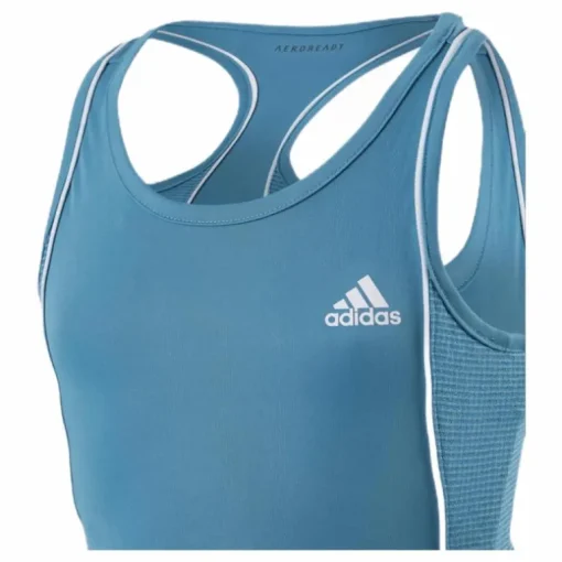 Pop Up Tank Blue/White