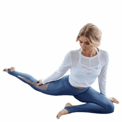 Pose Yoga Tights Blue