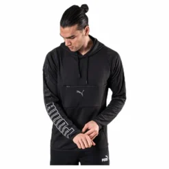 Power Knit Hoodie Black
