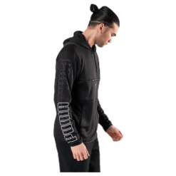 Power Knit Hoodie Black