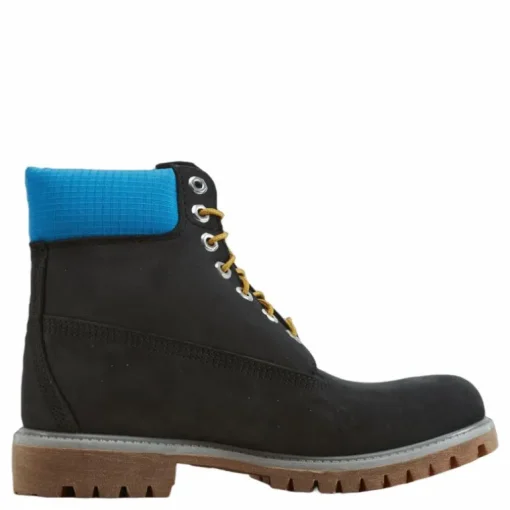 6" Prem Bt Wp Blk/blu Black