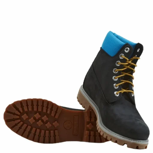 6" Prem Bt Wp Blk/blu Black