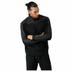 Premium Fleece 1/4 Zip Black