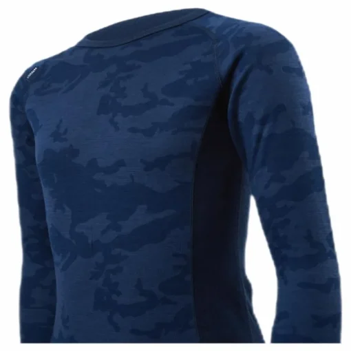 Print Merino Set Blue
