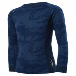 Print Merino Set Blue