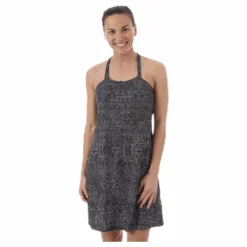 Pristine Dress Patterned/Black