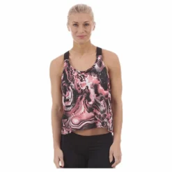 Pro Coral Print Tank Pink