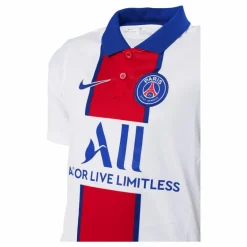 Psg Away Shirt 20/21 Kids White
