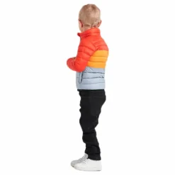 Puff Jacket Orange/Blue/Yellow