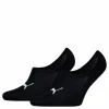 Puma Unisex Footie 2p High Cut Black