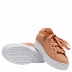 Puma Vikky Platform Ribbon Jr Beige
