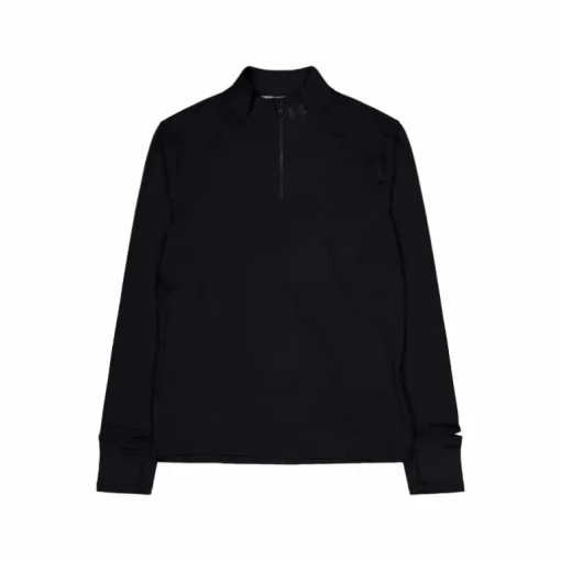 Qualifier Run 1/4 Zip Black