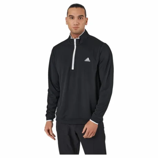 Quarter-Zip Sweatshirt Black