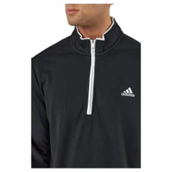 Quarter-Zip Sweatshirt Black