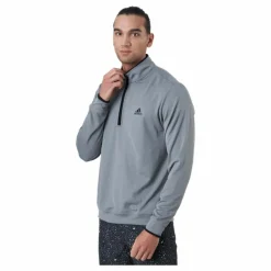 Quarter-Zip Sweatshirt Grey Three