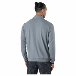 Quarter-Zip Sweatshirt Grey Three
