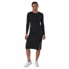 Quinn Rib Dress Black