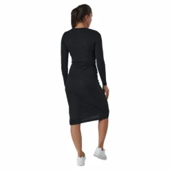 Quinn Rib Dress Black
