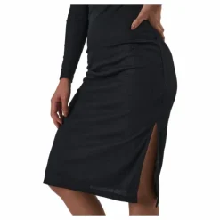 Quinn Rib Dress Black