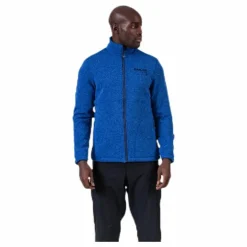 Ralf Melange Fleece Jacket w. Windproof Lining Blue