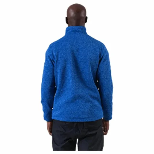 Ralf Melange Fleece Jacket w. Windproof Lining Blue