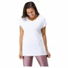 Raw Elastic Tee White