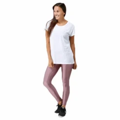 Raw Elastic Tee White